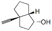 1-Pentalenol, 3a-ethynyloctahydro-, (1alpha,3abeta,6abeta)- (9CI) 结构式