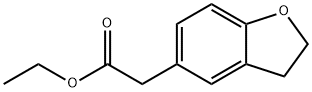 Ethyl 2,3-dihydro-1-benzofuran-5-ylacetate 结构式