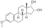 雌三醇甲醚 结构式