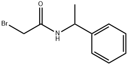 2-溴-N-(1-苯基乙基)乙酰胺, 70110-38-2, 结构式