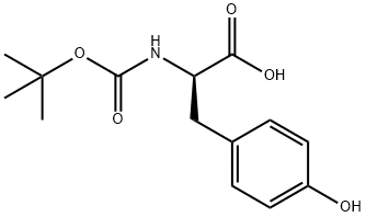 Boc-D-酪氨酸 结构式