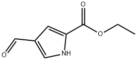 4-甲酰基-1H-吡咯-2-甲酸乙酯 结构式