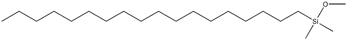十八烷基二甲基甲氧基硅烷, 71808-65-6, 结构式