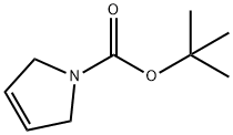 N-Boc-3-吡咯啉, 73286-70-1, 结构式
