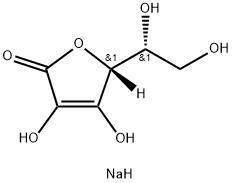 D-异抗坏血酸钠, 7378-23-6, 结构式