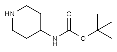 4-叔丁氧羰基氨基哌啶, 73874-95-0, 结构式