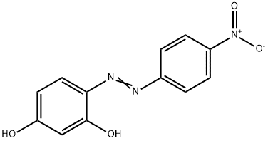4-(4-Nitrophenyl)azoresorcinol  Struktur