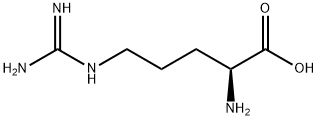 L(+)-Arginine Struktur