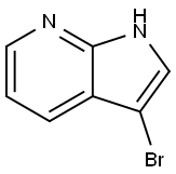 3-溴-7-氮杂吲哚, 74420-15-8, 结构式