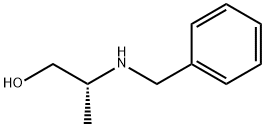 (R)-2-(ベンジルアミノ)プロパン-1-オール 化学構造式