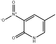 2-ヒドロキシ-5-メチル-3-ニトロピリジン 化学構造式