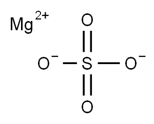 无水硫酸镁 结构式