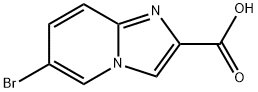 6-溴咪唑[1,2-A]吡啶-2-羧酸, 749849-14-7, 结构式