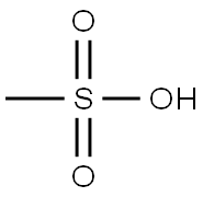 甲基磺酸 结构式