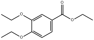 3,4-二乙氧基苯甲酸乙酯 结构式