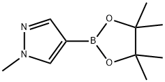 1-甲基-4-(4,4,5,5-四甲基-1,3,2-二氧杂戊硼烷-2-基)-1H-吡唑, 761446-44-0, 结构式
