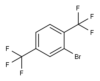 2,5-Bis(trifluoromethyl)bromobenzene Structure