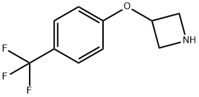 3-[4-(トリフルオロメチル)フェノキシ]アゼチジン HYDROCHLORIDE 化学構造式