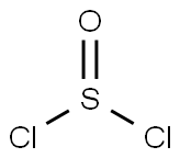氯化亚砜, 7719-09-7, 结构式