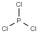 三氯化磷, 7719-12-2, 结构式