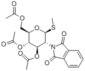 甲基-3,4,6-三-O-乙酰-2-脱氧-2-邻苯二甲酰亚氨基-1-硫代-Β-D-吡喃葡萄糖苷, 79528-48-6, 结构式