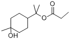 α,α,4-三甲基-3-环己烯-1-甲醇丙酸盐, 80-27-3, 结构式