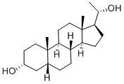 孕甾二醇, 80-92-2, 结构式