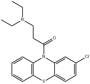 氯拉西嗪, 800-22-6, 结构式