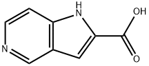 5-氮杂吲哚-2-甲酸 结构式