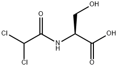 N-二氯乙酰基-L-丝氨酸钠盐 结构式