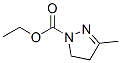 1H-Pyrazole-1-carboxylic  acid,  4,5-dihydro-3-methyl-,  ethyl  ester 结构式