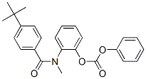 [2-[methyl-(4-tert-butylbenzoyl)amino]phenyl] phenyl carbonate 结构式
