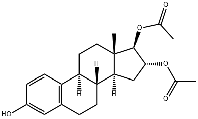雌三醇 16,17-二乙酸酯, 805-26-5, 结构式