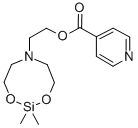 1,3-Dioxa-6-aza-2-silacyclooctane-6-ethanol, 2,2-dimethyl-, isonicotin ate (ester) 结构式