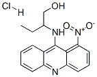 1-Butanol, 2-((1-nitro-9-acridinyl)amino)-, monohydrochloride 结构式