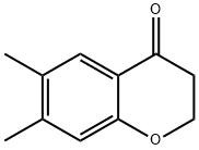6,7-二甲基-2,3-二氢-4H-苯并吡喃-4-酮 结构式
