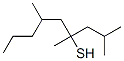 2,4,6-trimethylnonane-4-thiol 结构式