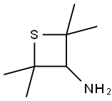 3-氨基-2,2,4,4-四甲基硫杂环丁烷 结构式