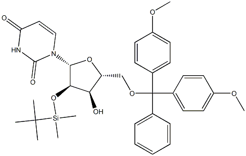 5'-DMT-2'-TBDMS-RU 结构式