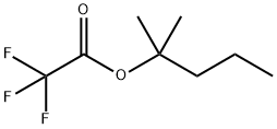 Acetic acid, 2,2,2-trifluoro-, 1,1-diMethylbutyl ester 结构式