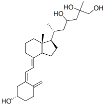23,25,26-trihydroxyvitamin D3 结构式