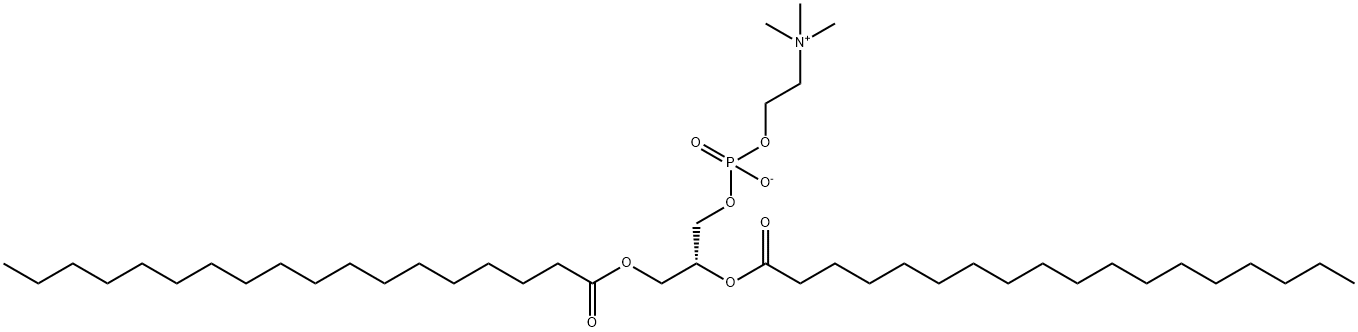 二硬脂酰磷脂酰胆碱, 816-94-4, 结构式