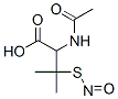 S-Nitroso-N-acetyl-DL-penicillamine 结构式
