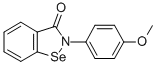 2-(4-Methoxyphenyl)-1,2-benzisoselenazol-3(2H)-one 结构式