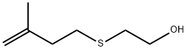 2-[(3-methylbut-3-enyl)thio]ethanol 结构式