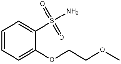 2-(2-甲氧乙氧基)苯磺酰胺 结构式