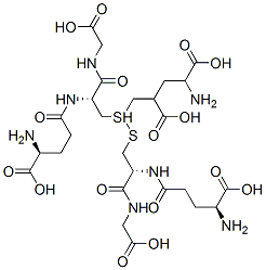 glutathione, S-(4-amino-2,4-dicarboxybutyl)- 结构式