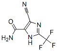5-cyano-2-(trifluoromethyl)-3H-imidazole-4-carboxamide 结构式