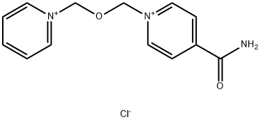 1-(((4-(Aminocarbonyl)pyridinio)methoxy)methyl)pyridinium dichloride 结构式
