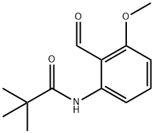 N-(2-FORMYL-3-METHOXY-PHENYL)-2,2-DIMETHYL-PROPIONAMIDE 结构式